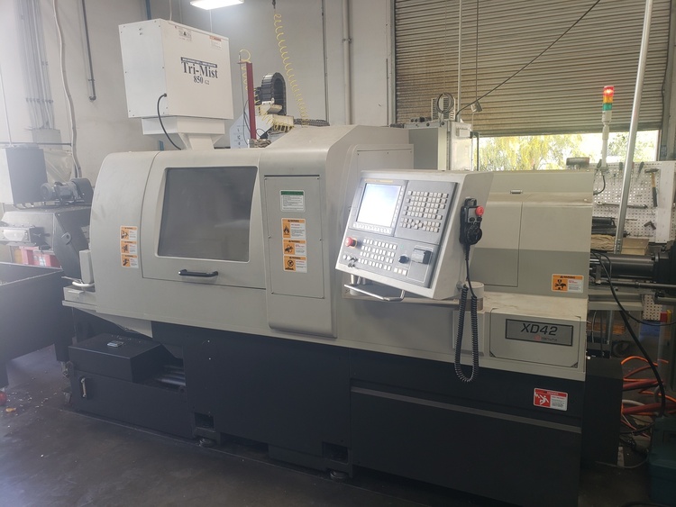 2019 HANWHA XD42H Swiss Type Automatic Screw Machines | Used Solutions, Inc.
